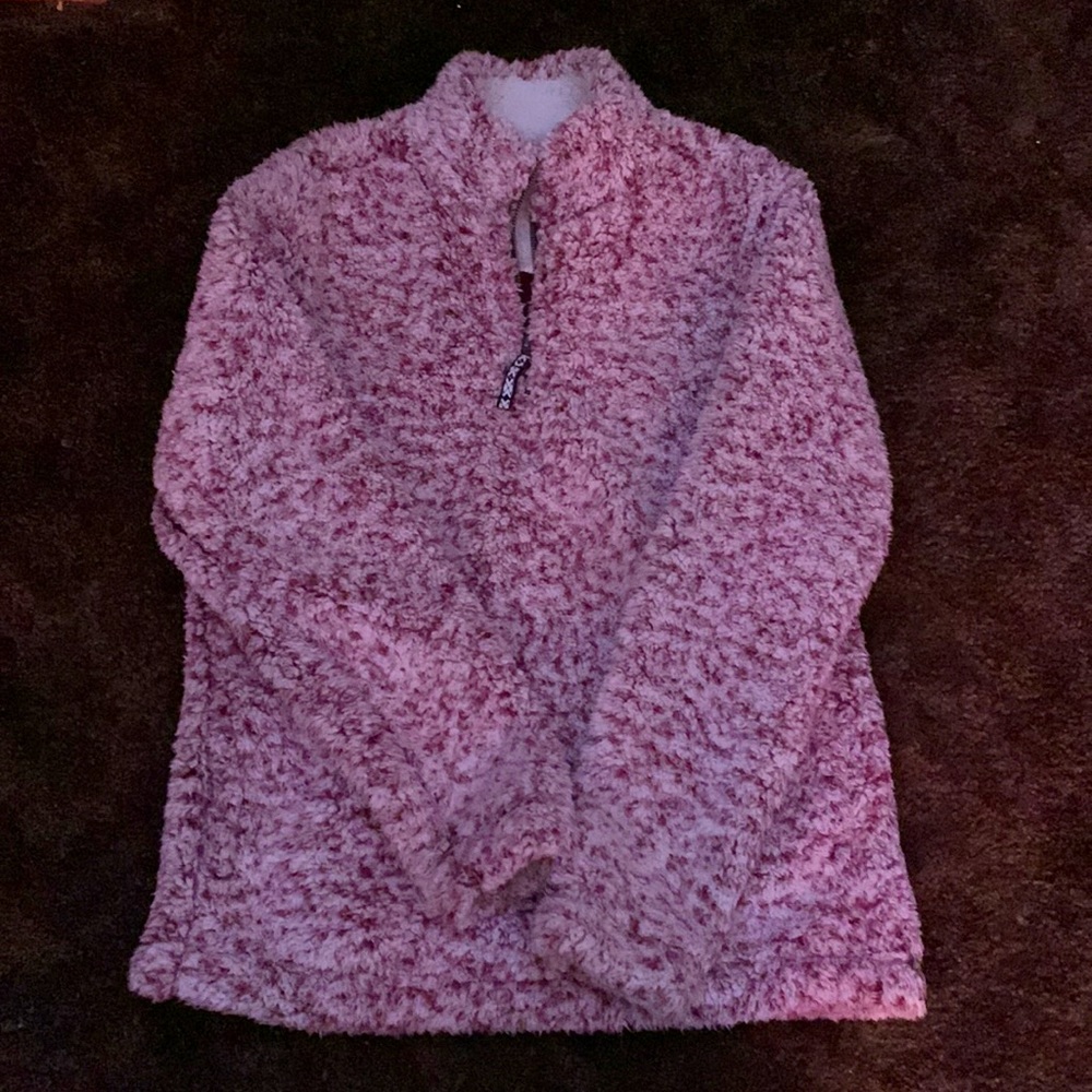 Time and Tru sherpa quarter zip pull over